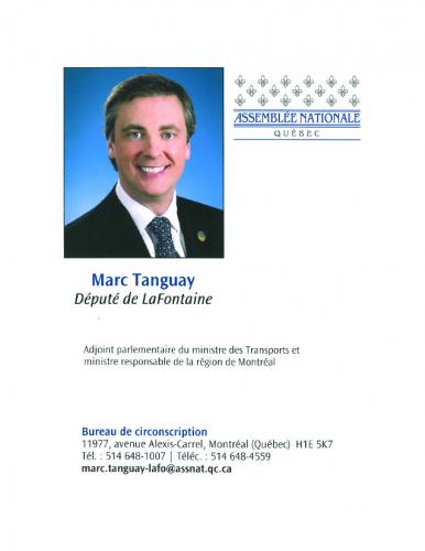 MARC TANGUAY DEPUTE LAFONTAINE